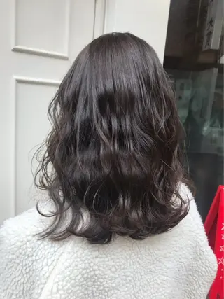 ミディアム カラー 🫟Blanco🫟 Color&Careのヘアスタイル