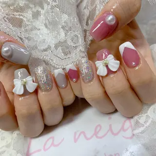 ネイル La neige* yuki 🥯🍑のネイルデザイン