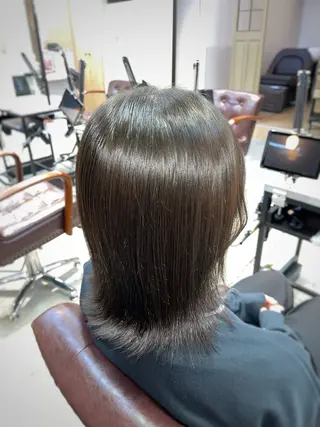 ミディアム 🦋🫧艶髪縮毛矯正 🫧🦋なおのヘアスタイル