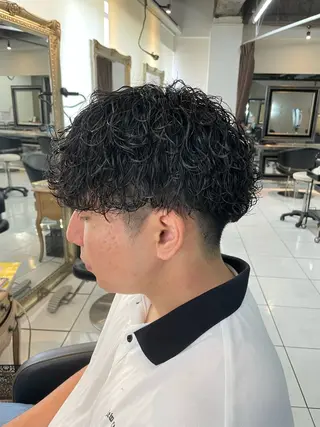 ショート カラー パーマ メンズ 🔥お値段以上🔥 メンズ特化たかひろのヘアスタイル