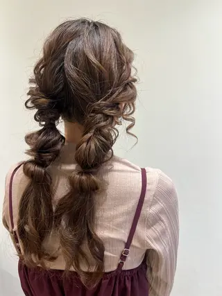 ロング ダブルカラー🌷✨ 守屋紗希のヘアスタイル