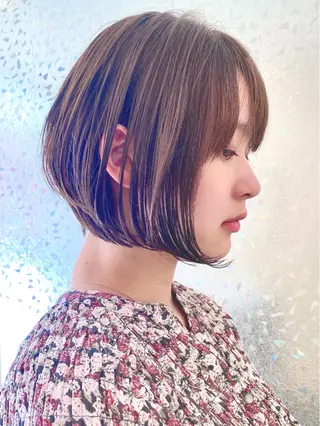 ショート カラー 明るい白髪染め専門店兵庫駅前店所属・山口 一馬のヘアスタイル