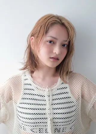 ミディアム MODEK’s まこ /ボブ/透明感カラーのヘアスタイル