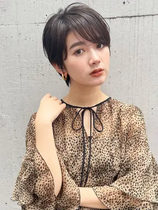ショート ショート/ボブ/縮毛 三上達大のヘアスタイル