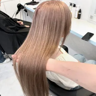 カラー 似合わせ💗骨格矯正 💗透明感カラー💗のヘアスタイル