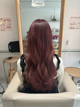 ロング カラー 山内 瑞穂のヘアスタイル