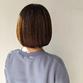 ショート 浜田りほ Luxbe 博多バスターミナルのヘアスタイル