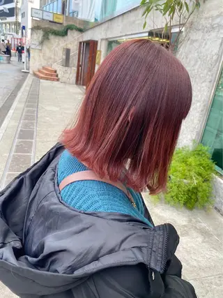 ミディアム カラー ヘアアレンジ 🧸ミルクティー🧸 kousei🧸のヘアスタイル