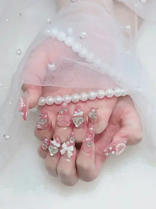 ネイル 長さだし/持込/ ins風ネイル/Umのネイルデザイン