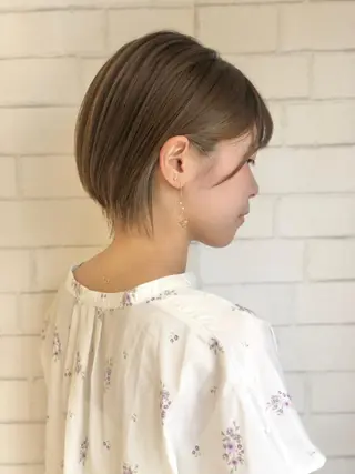 ショート カラー ✂️ｼｮｰﾄの匠✂️ 國井慎平のヘアスタイル