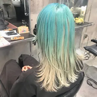 カラー ブリーチ難民の救世主 サロンINK.渋谷のヘアスタイル