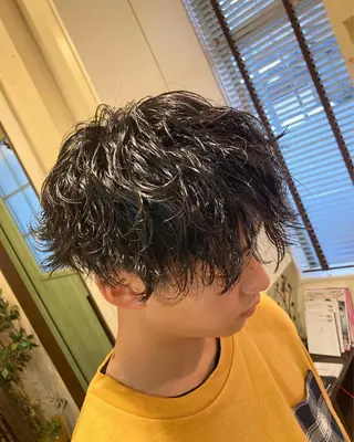 ミディアム パーマ メンズ パーマが得意な【最高 悠斗】のヘアスタイル