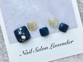 ネイル 佐藤 ニーナ★ラベンダーのネイルデザイン