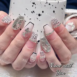 ネイル 長いだし/スカルプ/ パラシェルN.oneのネイルデザイン