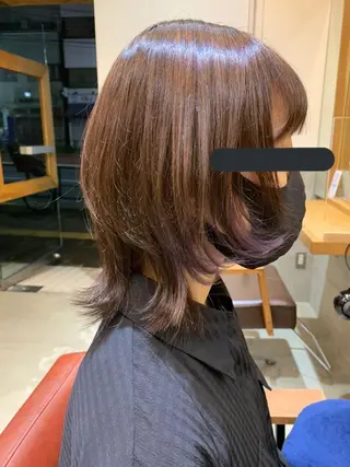 カラー 若狭 彩花のヘアスタイル