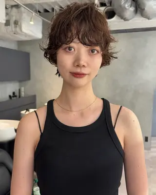 ショート パーマ 🌿【パーマ美容師】 カイチ🌿のヘアスタイル