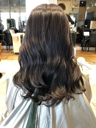 カラー 新宿✨顔周りカット 韓国ヘア/坂本亜裟海のヘアスタイル