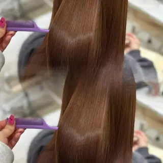 ロング りほ/顔周りカット/ レイヤーカットのヘアスタイル