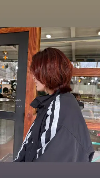 ショート カラー なぎ🌿.∘[ボブ, ニュアンスカラー]のヘアスタイル