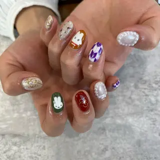 ネイル 阿部 ほのかのネイルデザイン