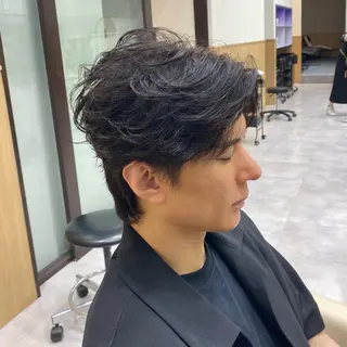 ショート メンズ UNIX所属・村上翼/ハンサム ショート/パーマのヘアスタイル