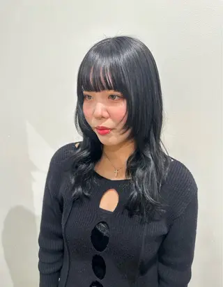 セミロング カラー ✨レディースパーマ/ 髪質改善✨ケント🌳のヘアスタイル