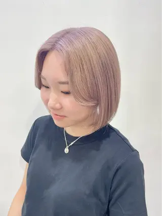 ミディアム 艶髪カラー🫧 髪質改善🪽萩原のヘアスタイル