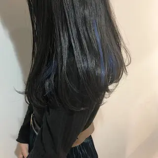ロング カラー MIYU💋💖 〈XENA渋谷本店〉のヘアスタイル