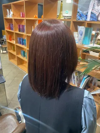 カラー みやもと みくのヘアスタイル