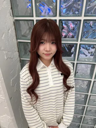 ロング カラー Nene カットモデル募集中のヘアスタイル