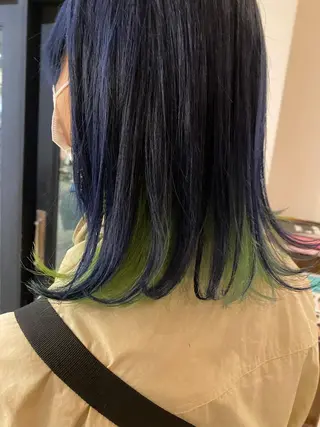カラー 暖色艶カラー♥️ nagi♥️のヘアスタイル