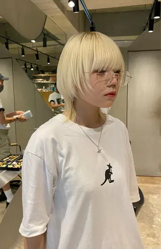 ミディアム hemm,hemm.所属・ショート・ボブ MIKUのヘアスタイル