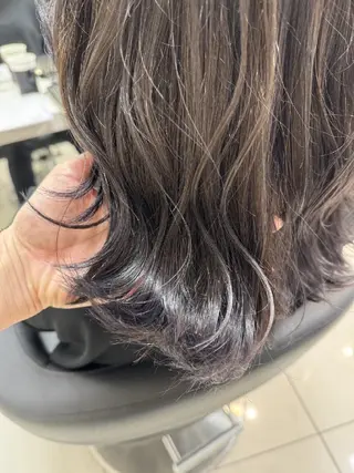 セミロング 【縮毛矯正/レディー スカット】美涼🎀のヘアスタイル