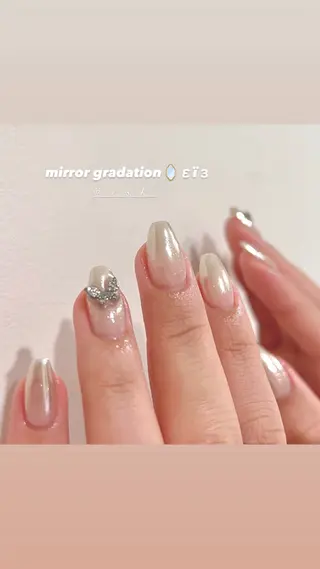 ネイル 🎀チーク/ちゅるん 🫧chisa🎀のネイルデザイン