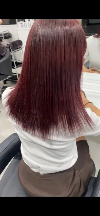 ロング カラー エフェクトブリーチ／ レイヤーカット／翔のヘアスタイル