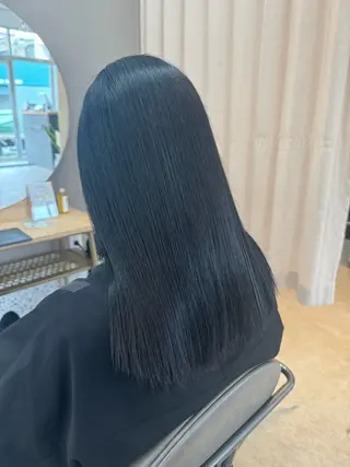 セミロング 艶髪カラー😊 西久保光✂️のヘアスタイル