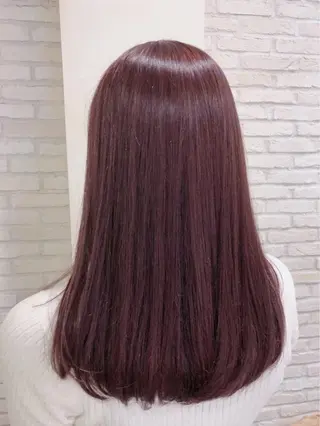 セミロング カラー HAUS 片山みほのヘアスタイル