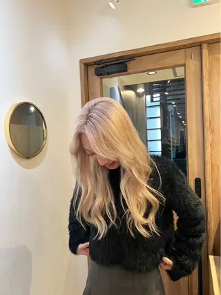 ロング カラー 内村 太陽のヘアスタイル