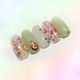 ネイル ネイル/耳つぼ /新ホワイトニングのネイルデザイン