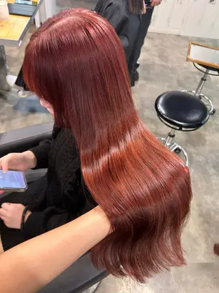 ロング カラー IS所属・横浜美容室/透明感 カラー/レイヤーのヘアスタイル