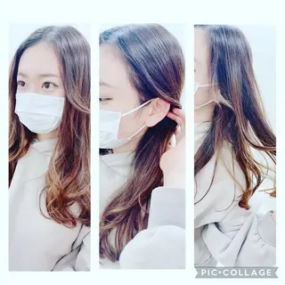 ロング grow所属・新垣 亜美のヘアスタイル