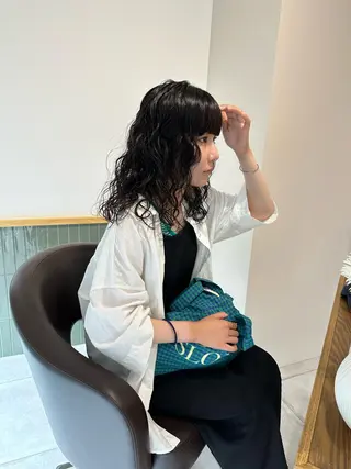 ロング カラー パーマ キッズ オトナヘア🌸 harukaのヘアスタイル