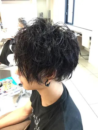 パーマ メンズ メンズカット 三村洸斗のヘアスタイル