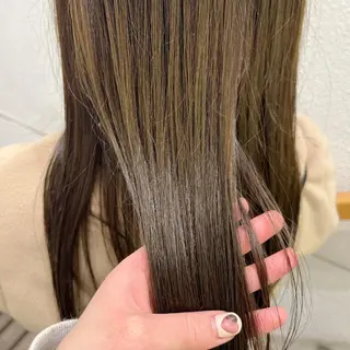 ロング カラー ハイトーンカラー☁️ 西條 楓花のヘアスタイル