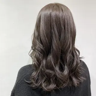 セミロング カラー 🖤KURUMI🖤 潤艶・髪質改善のヘアスタイル