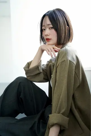 ショート カラー ボブ/大人ヘア k-two濱田のヘアスタイル