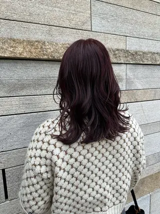 ミディアム カラー OLSEN D.B.A BALLOON HAIR所属・さとう あやかのヘアスタイル