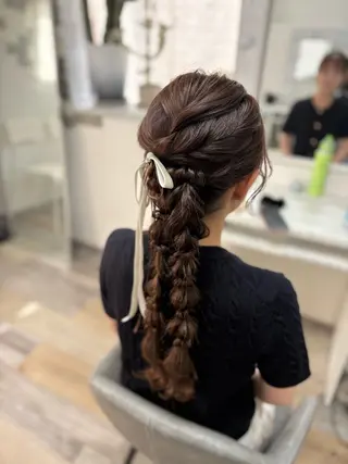 ヘアアレンジ Jammming🌺 ここあ/ヘアメサロンのヘアスタイル