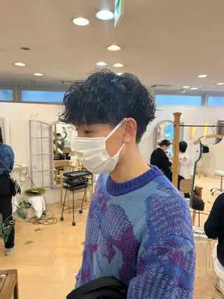 パーマ メンズ 💠つたふうか/ 韓国/メンズヘア💠のヘアスタイル