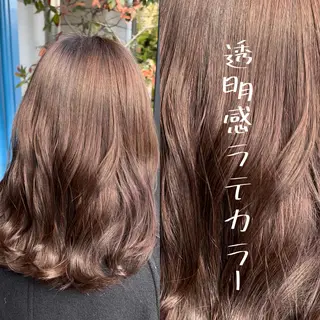 セミロング カラー 小嶋 秀明/ 本物の髪質改善⭐️のヘアスタイル
